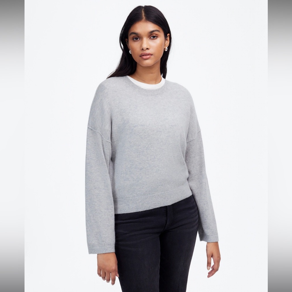 Madewell Cashmere Boxy Sweater (size L)
